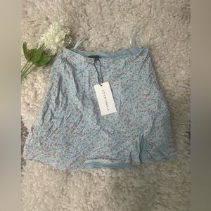 Cotton Candy L.A Floral Blue Mini Skirt✨